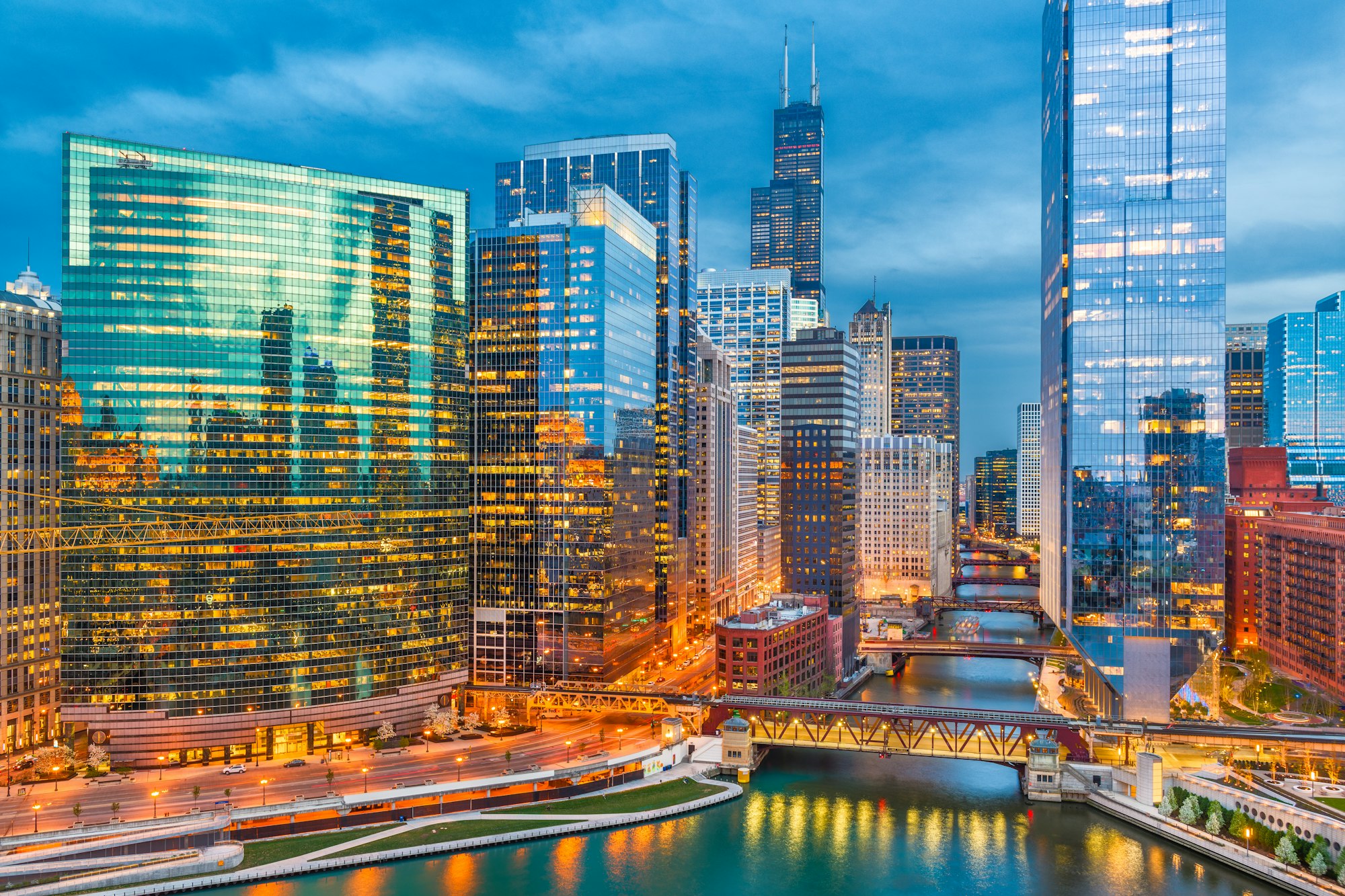 Chicago, Illinois, USA Cityscape
