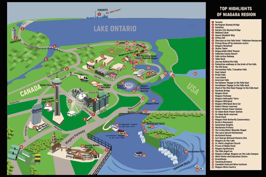 niagara falls train packages in united states